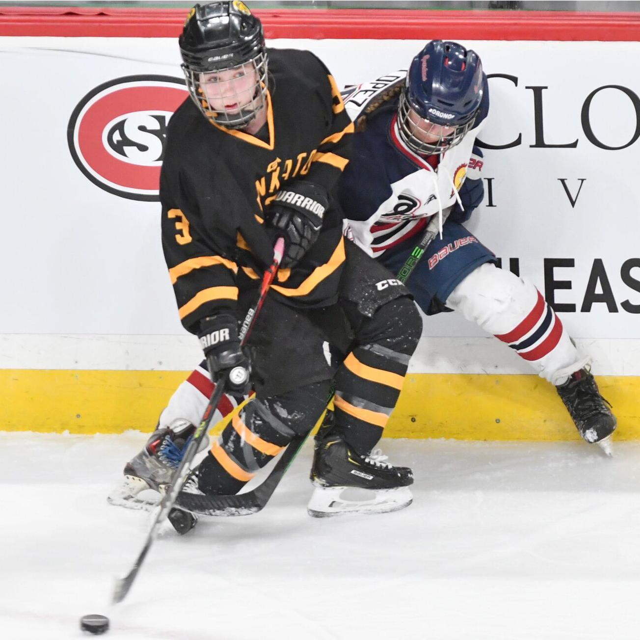 Mankato East girls hockey v. Orono 1
